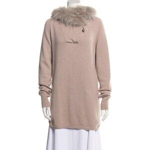 Fontana Milano Couture 1928 Cashmere Pullover in Dusty Pink Sz L